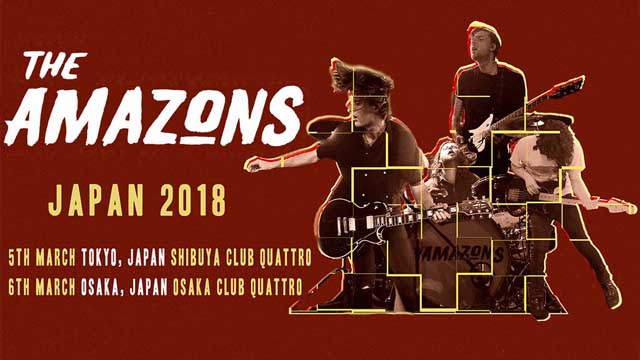 The Amazons JAPAN TOUR 2018