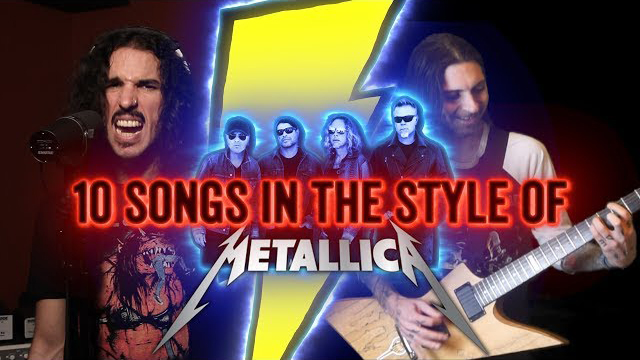 10 Songs in the Style of Metallica | Ten Second Songs Feat. EROCK