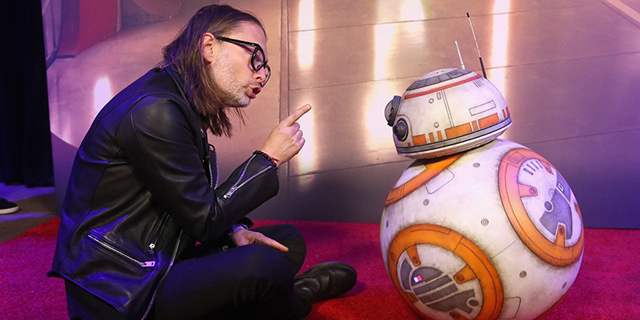 Thom Yorke and BB-8
