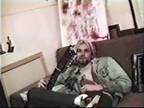 Nirvana (footage) - January 21st, 1991, Kurt Cobain's apartment, Olympia, WA