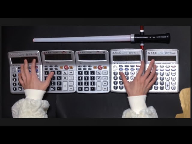 Star Wars Theme covered by calculators - It's a small world