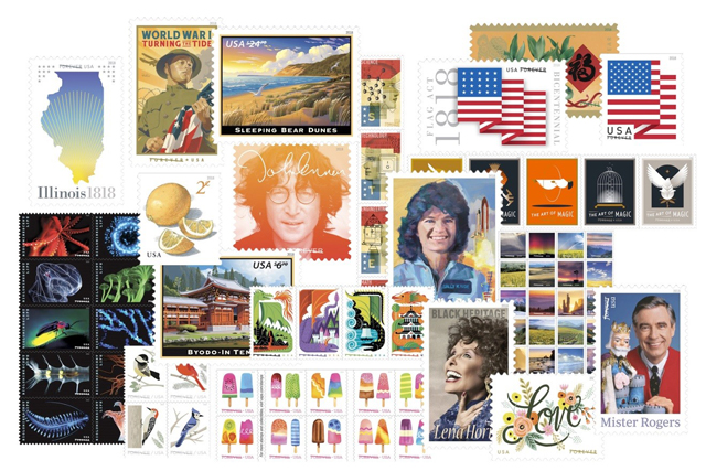 U.S. Postal Service Provides a Sneak Peek at Select 2018 Stamps