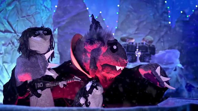 Immortal Christmas IV - The Banishing feet. Philip H. Anselmo as Krampus - Sock Puppet Parody