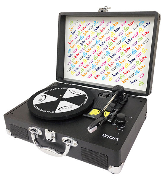 hide Vinyl Motion Portable Suitcase Turntable