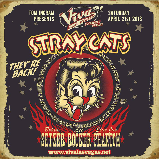 Stray Cats - Viva Las Vegas Rockabilly Weekend 2018