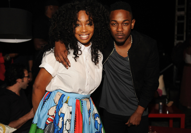 Kendrick Lamar and SZA