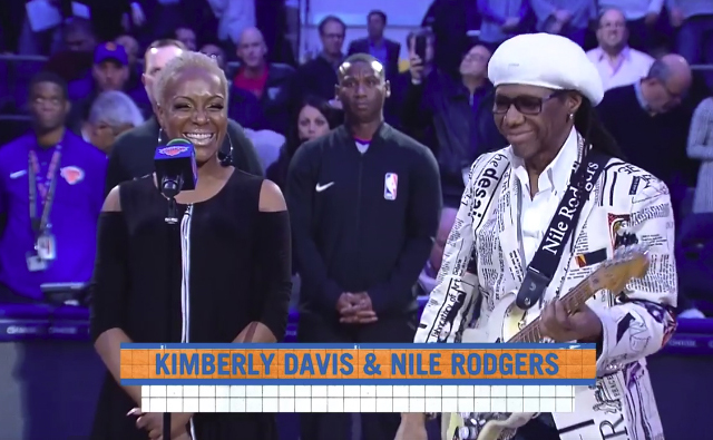 Nile Rodgers and Kimberly Davis