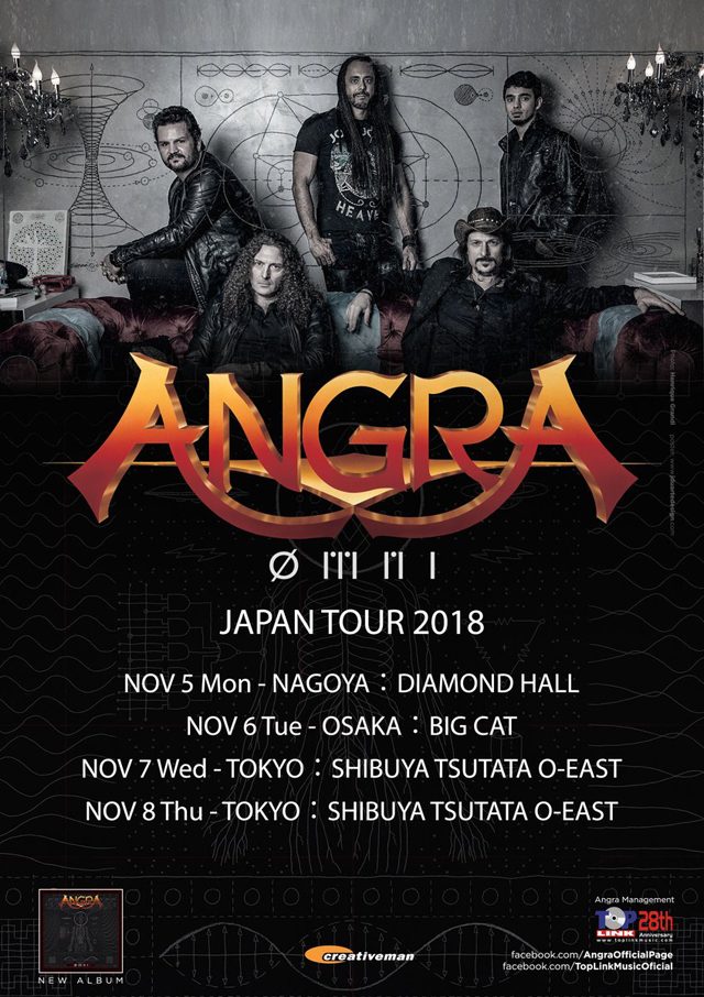 ANGRA JAPAN TOUR 2018
