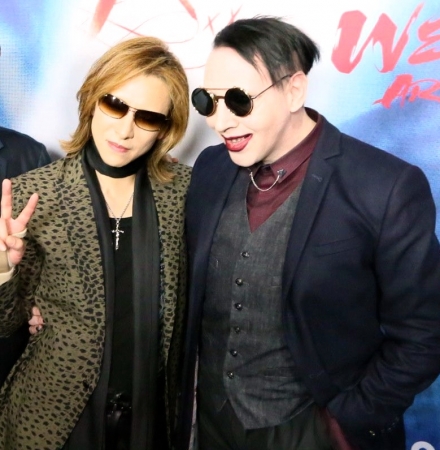YOSHIKI and Marilyn Manson