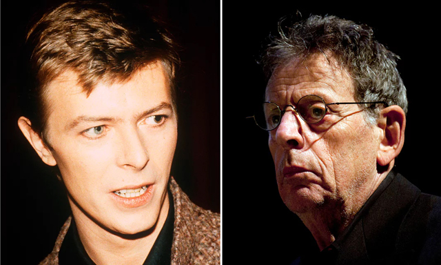 Philip Glass and David Bowie