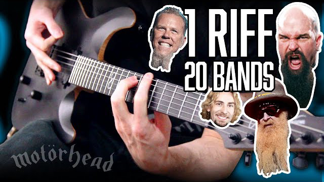Ace of Spades - 1 Riff 20 Bands! | Pete Cottrell