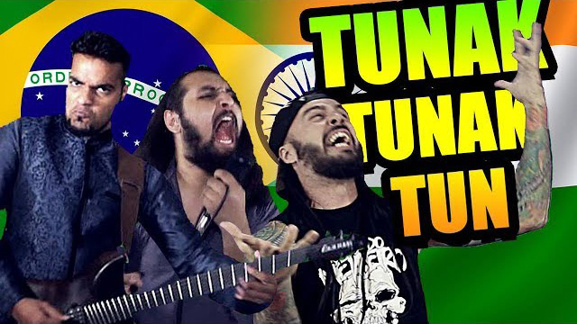 TUNAK TUNAK TUN METAL VERSION | Bloodywood Feat. Bonde do Metaleiro