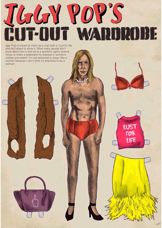 Iggy Pop Cut-Out Wardrobe