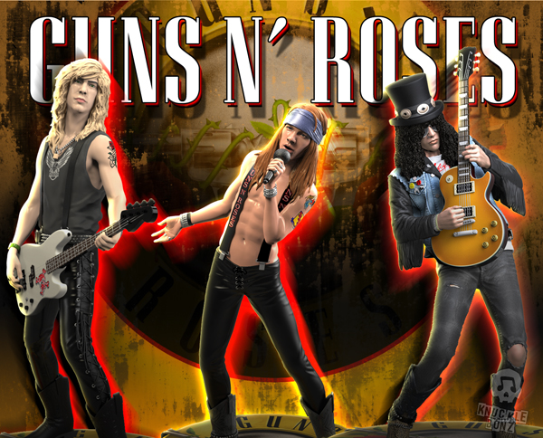 Guns N’ Roses - KnuckleBonz Rock Iconz statue