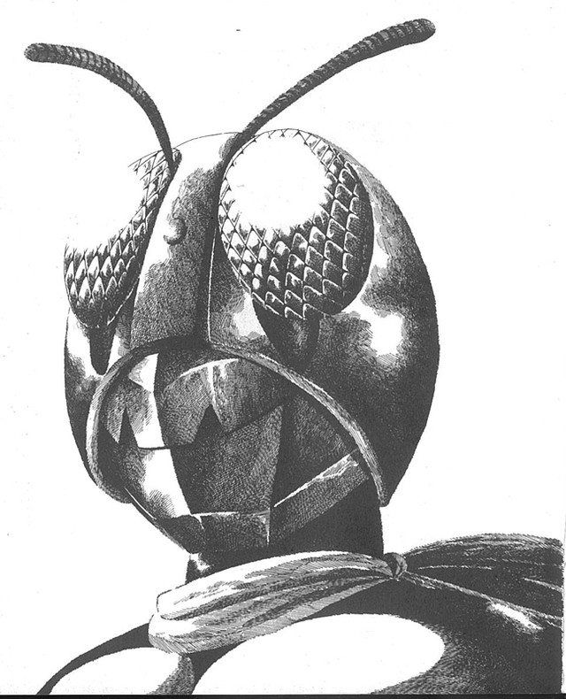 「仮面ライダー 連載第1回 ＜漫画原稿再生叢書＞ / 石ノ森章太郎」のイメージ　(c)石森プロ