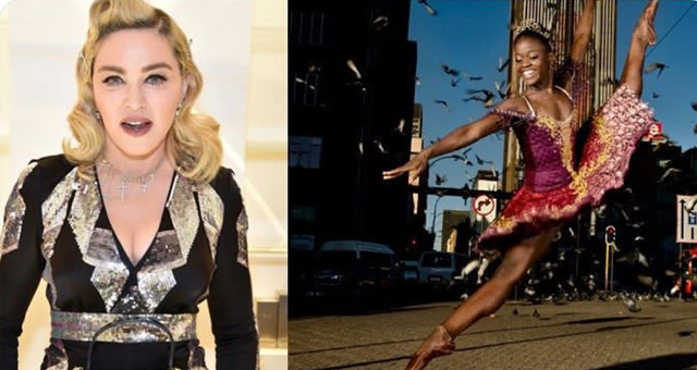Madonna and Michaela DePrince