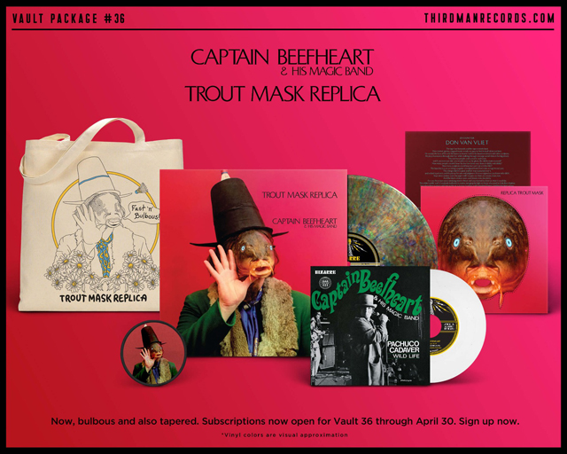 Third Man Records VAULT #36: CAPTAIN BEEFHEART & HIS MAGIC BAND TROUT MASK REPLICA