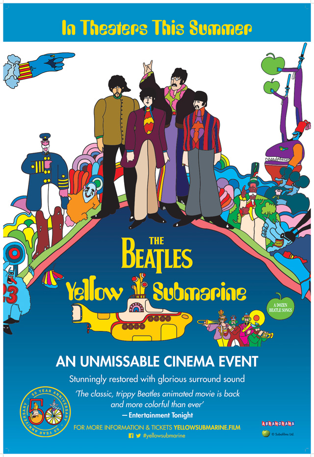The Beatles' 'Yellow Submarine' Returning to Theaters for 50th Anniversary