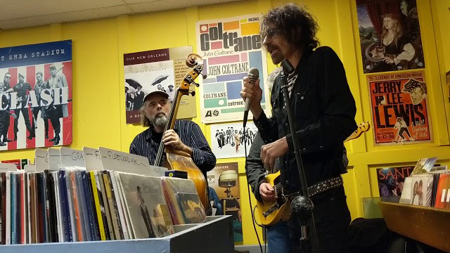 Peter Wolf performance at Dyno Records in Newburyport