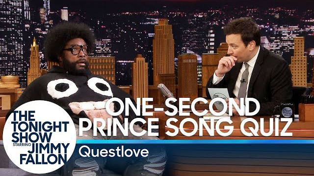 One-Second Prince Song Quiz with Questlove - The Tonight Show Starring Jimmy Fallon
