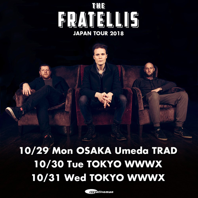 The Fratellis JAPAN TOUR 2018