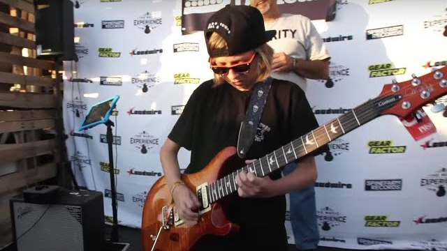 12-Year-Old Kid Destroys Opponents in Guitar Shred-Off - Loudwire