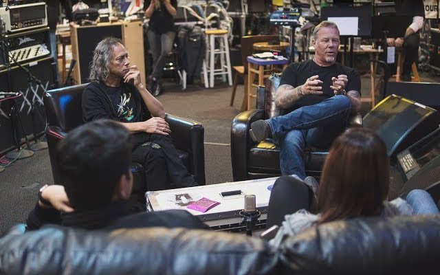 The Hetfield + Hammett Experience Tour of Metallica HQ