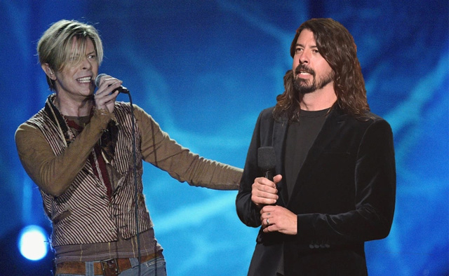 Dave Grohl and David Bowie(Picture: Getty Images)