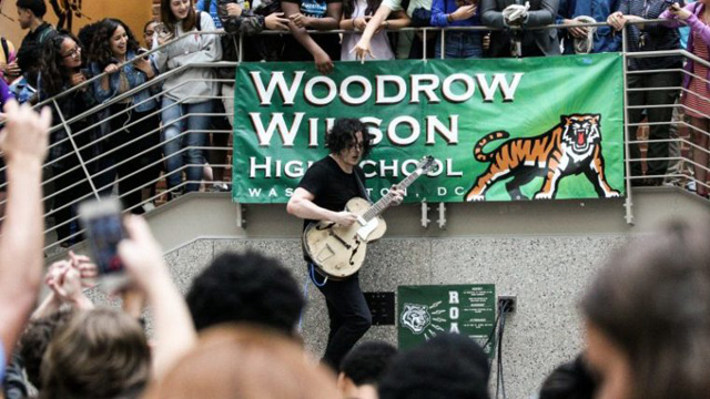 Jack White at Woodrow WIlson High School, Washington, DC, USA