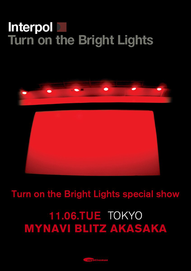 INTERPOL Turn on the Bright Lights special show