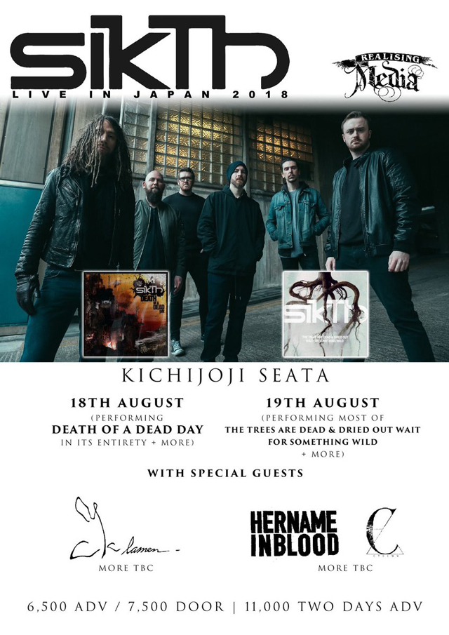 SikTh Live in Japan 2018