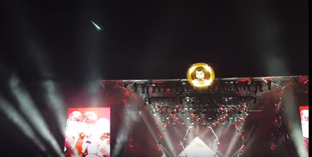 Falling star during Foo Fighters Concert - Pinkpop 2018