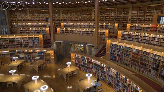 NHK『美の壺「図書館」』(c)NHK