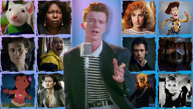 映画169本のシーンを繋いでリック アストリー Never Gonna Give You Up を再現 映像が話題に Amass