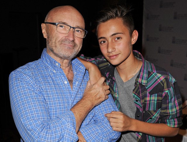 Phil Collins and Nicholas Collins - Photo by  Larry Marano/Getty Images