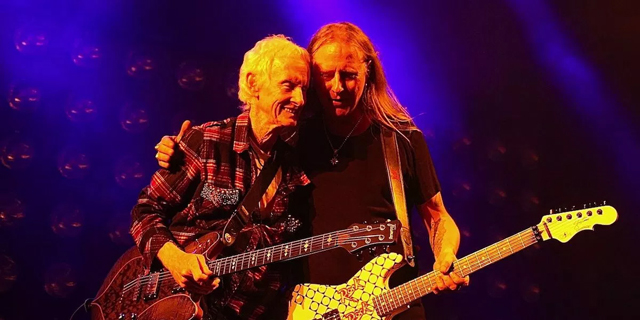 Robby Krieger and Jerry Cantrell, photo by Scott Dachroeden