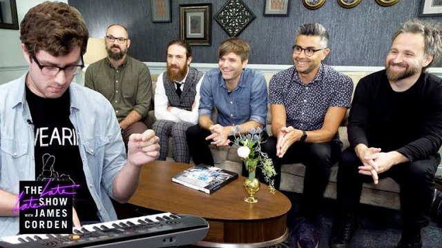 Death Cab for Cutie Plays the Game 'Nate That Tune' - The Late Late Show with James Corden