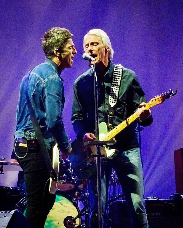 Noel Gallagher and Paul Weller - Photo by @keenybaby1