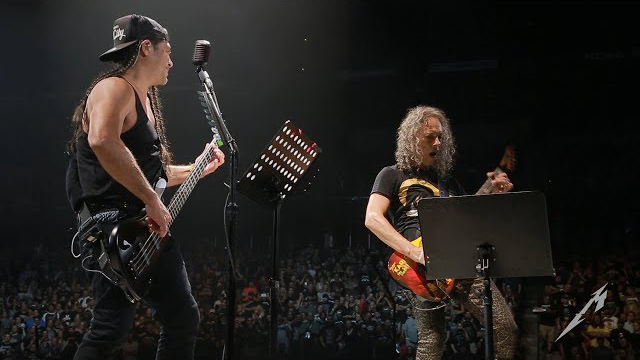Kirk Hammett and Robert Trujillo