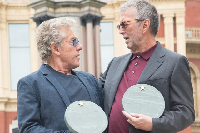Eric Clapton and Roger Daltrey