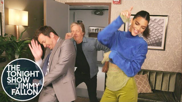 Kendall Jenner Dances with Paul McCartney and Jimmy Fallon - The Tonight Show Starring Jimmy Fallon