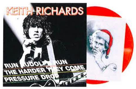 Keith Richards / Run Rudolph Run (40th Anniversary red vinyl 12