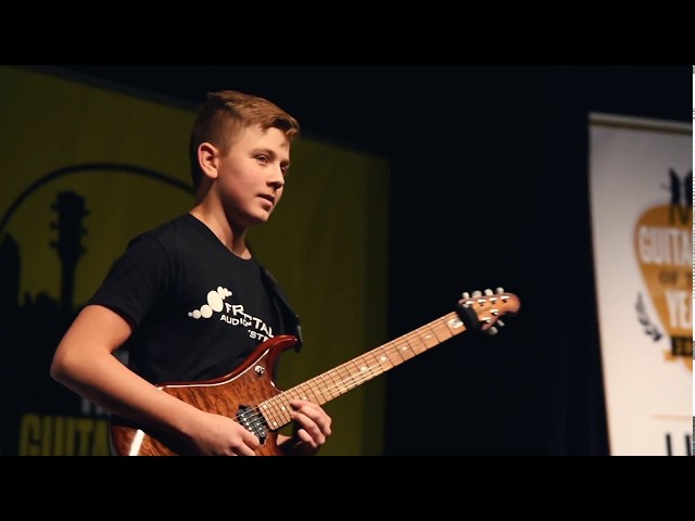 Young Guitarist of the Year 2018 winner Hunter Hallberg