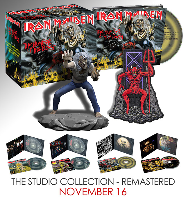 Iron Maiden / The Studio Collection - Remastered - 1st batch: November 16th