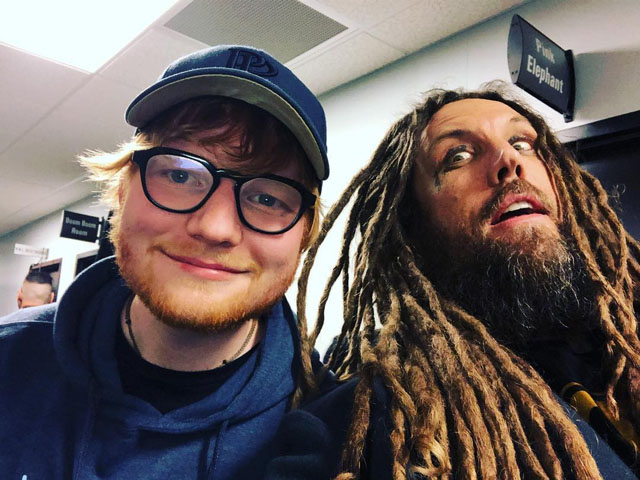 Ed Sheeran and Brian 'Head' Welch