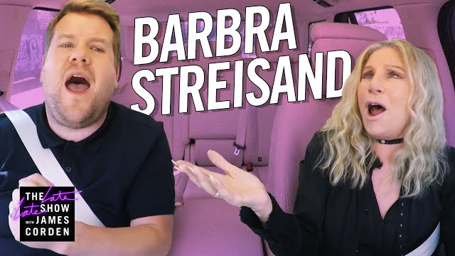 Barbra Streisand Carpool Karaoke - The Late Late Show with James Corden