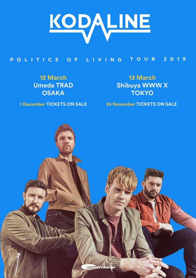 Kodaline Politics of Living Tour 2019