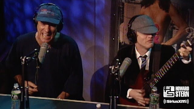 AC/DC’s Brian Johnson and Angus Young on the Howard Stern Show - 1997