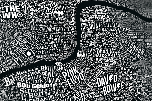 Run For The Hills「Music Map Of London」(c)Run For The Hills