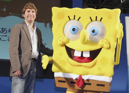 Stephen Hillenburg and SpongeBob SquarePants